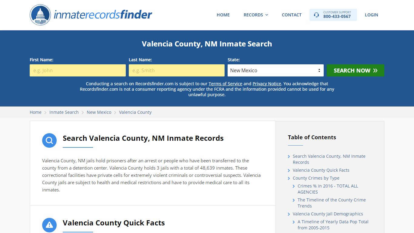 Valencia County, NM Inmate Lookup & Jail Records Online